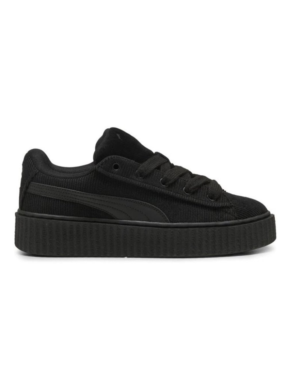PUMA Fenty X Creeper Phatty Corduroy Lace Up Womens Black Sneakers Casual Shoe